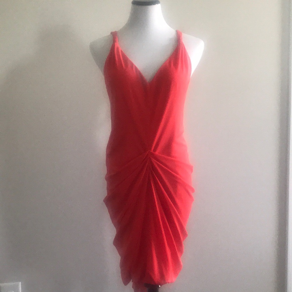 NWOT BCBG MAXAZRIA Terrianne Poppy Dress (M) - Picture 3 of 7